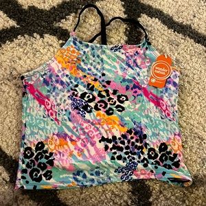 Girls swim suit top. Size XL. Brand is Wonder Nation-Walmart. Brand new.